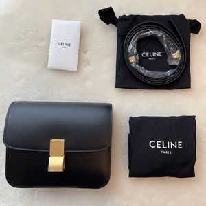 Celine box teen black